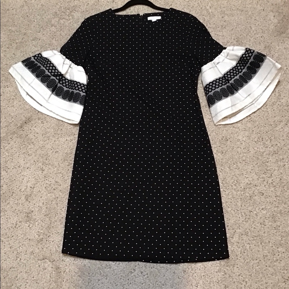 Ladies baby polka dot sheath dress